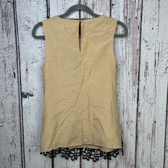 🏷️NWT Lela Rose for Neiman Marcus x Target Guipure Lace Sleeveless Top XS Lined - Picture 6 of 16